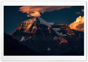 Snowy Mountain Peak, Sunset 4K UHD Wallpaper for Widescreen and UltraWide Desktop, UltraHD TV, Smartphone, Tablet