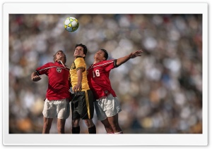 Soccer Players In Action Ultra HD Wallpaper for 4K UHD Widescreen desktop, tablet & smartphone