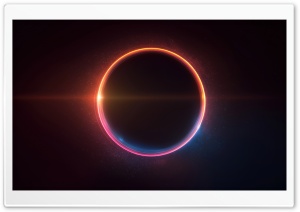 Solar Eclipse Digital Art 4K UHD Wallpaper for Widescreen and UltraWide Desktop, UltraHD TV, Smartphone, Tablet