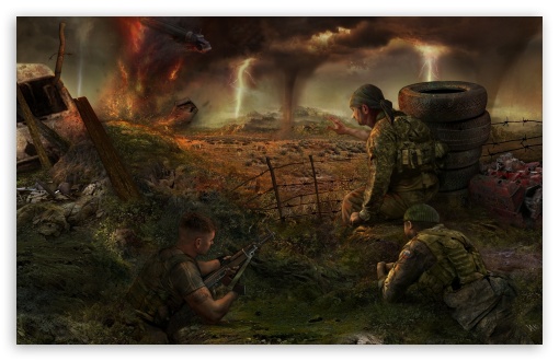 Soldiers At War Ultra HD Desktop Background Wallpaper for 4K UHD TV :  Tablet : Smartphone