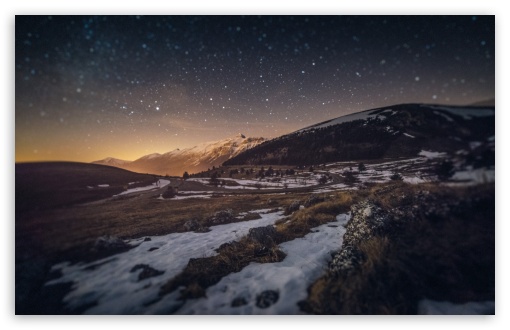 Mountains Night Ultra HD Desktop Background Wallpaper for 4K UHD TV :  Widescreen & UltraWide Desktop & Laptop : Tablet : Smartphone