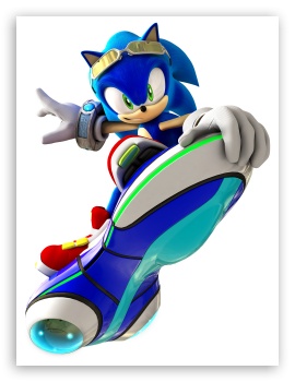 Sonic Air Boarding UltraHD Wallpaper for Mobile 3:5 3:4 - ;