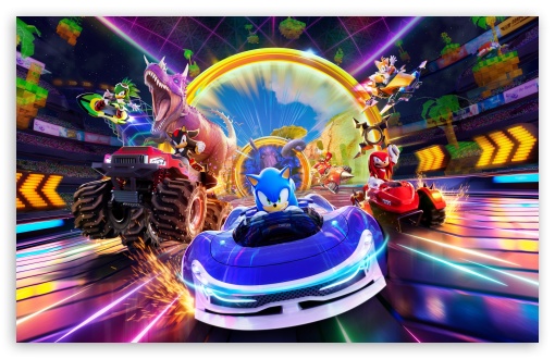 Sonic Racing CrossWorlds 2025 Video Game UltraHD Wallpaper for UHD 16:9 ; HD 16:9 ; UltraWide 21:9 24:10 ; Widescreen 16:10 5:3 ; Fullscreen 4:3 5:4 3:2 ; Tablet 1:1 ;