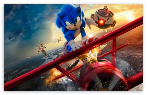 Sonic the Hedgehog 2, Tails and Dr. Robotnik UltraHD Wallpaper for UHD 16:9 ; HD 16:9 ; UltraWide 21:9 24:10 ; Widescreen 16:10 ; Tablet 1:1 ; Mobile 9:16 9:19.5 9:20 ;