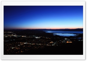 Southern Utah Valley (Night Shot) Ultra HD Wallpaper for 4K UHD Widescreen desktop, tablet & smartphone