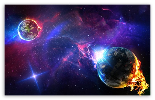 Space Ultra HD Desktop Background Wallpaper for & Triple : Tablet :  Smartphone