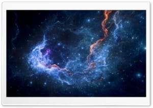 Space Art Nebula 4K UHD Wallpaper for Widescreen and UltraWide Desktop, UltraHD TV, Smartphone, Tablet