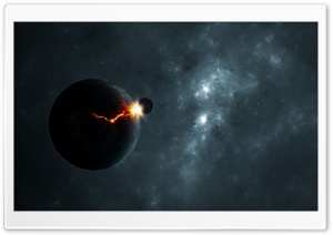 Space Destruction Ultra HD Wallpaper for 4K UHD Widescreen desktop, tablet & smartphone