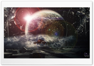 Space Ship Ultra HD Wallpaper for 4K UHD Widescreen desktop, tablet & smartphone