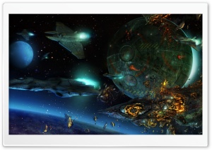 Space War Ultra HD Wallpaper for 4K UHD Widescreen desktop, tablet & smartphone