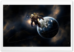 Spaceman Art Ultra HD Wallpaper for 4K UHD Widescreen desktop, tablet & smartphone