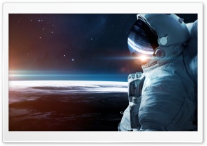 Spaceman Earth Ultra HD Wallpaper for 4K UHD Widescreen desktop, tablet & smartphone