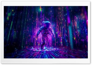 Spaceman Exploring the Wonders of Space Ultra HD Wallpaper for 4K UHD Widescreen Desktop, Lockscreen, Screensaver, TV, Tablet, Smartphone