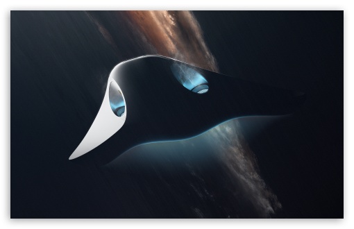 Spaceship in Space UltraHD Wallpaper for UHD 16:9 ; HD 16:9 ; UltraWide 21:9 24:10 ; Widescreen 16:10 5:3 ; Fullscreen 4:3 5:4 3:2 ; Dual 4:3 5:4 ;