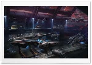 Spaceships 4K UHD Wallpaper for Widescreen and UltraWide Desktop, UltraHD TV, Smartphone, Tablet