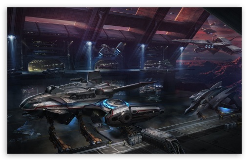 Spaceships UltraHD Wallpaper for Widescreen 16:10 ;