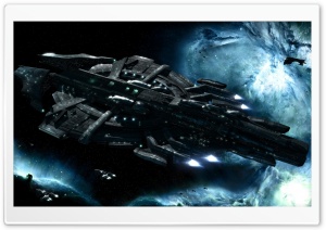 Spaceships In Space Ultra HD Wallpaper for 4K UHD Widescreen desktop, tablet & smartphone