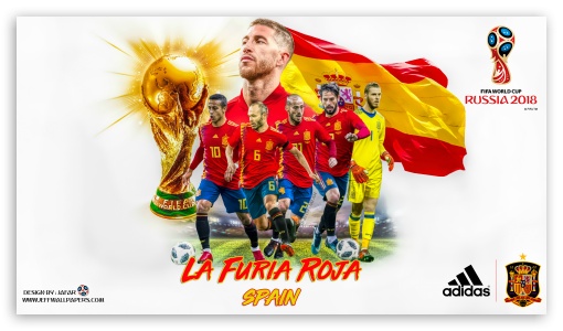 SPAIN WORLD CUP 2018 UltraHD Wallpaper for 8K UHD TV 16:9 Ultra High Definition 2160p 1440p 1080p 900p 720p ; Mobile 16:9 - 2160p 1440p 1080p 900p 720p ;