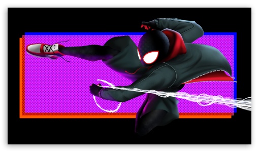 Spider Man Above The City Lights UltraHD Wallpaper for UHD 16:9 ; HD 16:9 ;