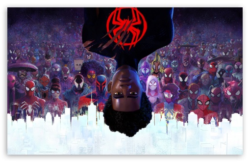 New spider man across the spider verse 16:9 wallpapers, extended