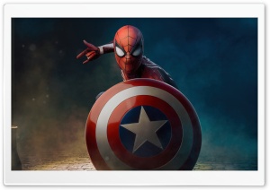 Spider Man Captain America Ultra HD Wallpaper for 4K UHD Widescreen desktop, tablet & smartphone