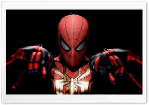 Spider-man in the Dark 4K UHD Wallpaper for Widescreen and UltraWide Desktop, UltraHD TV, Smartphone, Tablet
