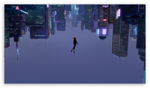 Spiderman into the spiderverse miles morales jumping falling down  animation HD wallpaper  Peakpx