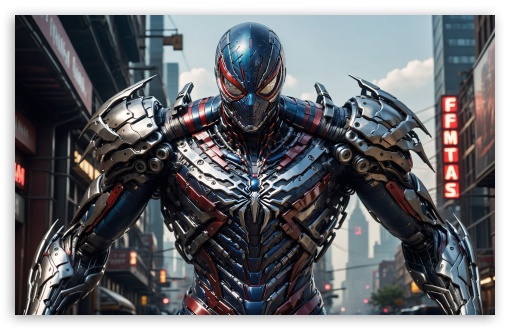 Spider Man, Robot, Sci Fi, Superhero, Futuristic UltraHD Wallpaper for UHD 16:9 ; HD 16:9 ; UltraWide 21:9 24:10 32:9 32:10 ; Widescreen 16:10 5:3 ; Fullscreen 4:3 5:4 3:2 ; Tablet 1:1 ; Mobile 9:16 9:19.5 9:20 9:21 9:22 10:16 2:3 3:5 3:4 ; Dual 16:10 5:3 16:9 4:3 5:4 3:2 ;