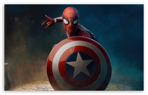 Spider-Man, Superhero, Shield, Night UltraHD Wallpaper for UHD 16:9 ; HD 16:9 ; UltraWide 21:9 24:10 32:9 32:10 ; Widescreen 16:10 5:3 ; Fullscreen 4:3 5:4 3:2 ; Tablet 1:1 ; Mobile 9:16 9:19.5 9:20 9:21 9:22 10:16 2:3 3:5 3:4 ; Dual 16:10 5:3 16:9 4:3 5:4 3:2 ;
