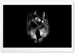 Spider Noir Black and White 4K UHD Wallpaper for Widescreen and UltraWide Desktop, UltraHD TV, Smartphone, Tablet