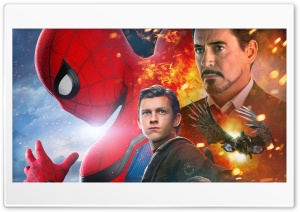 Spiderman Homecoming Iron Man Ultra HD Wallpaper for 4K UHD Widescreen desktop, tablet & smartphone