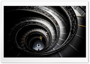 Spiral Stairs, Vatican Museums Ultra HD Wallpaper for 4K UHD Widescreen desktop, tablet & smartphone