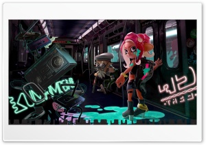 Splatoon Jam Ultra HD Wallpaper for 4K UHD Widescreen Desktop, Lockscreen, Screensaver, TV, Tablet, Smartphone