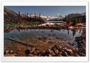 Splendid Mountain Lakes Ultra HD Wallpaper for 4K UHD Widescreen desktop, tablet & smartphone