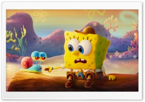 Spongebob and Gary Snail Ultra HD Wallpaper for 4K UHD Widescreen desktop, tablet & smartphone