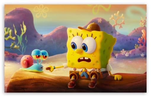 spongebob gary wallpaper