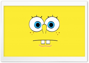 Spongebob Neutral Face Ultra HD Wallpaper for 4K UHD Widescreen Desktop, Lockscreen, Screensaver, TV, Tablet, Smartphone