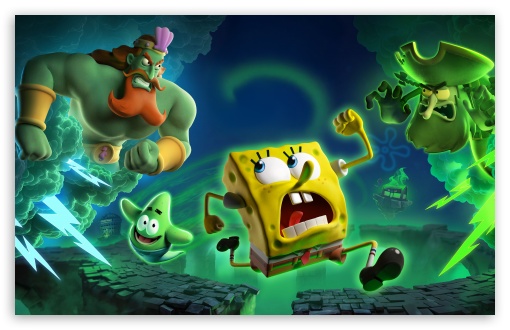 SpongeBob SquarePants Titans of the Tide UltraHD Wallpaper for UHD 16:9 ; HD 16:9 ; UltraWide 21:9 24:10 ; Widescreen 16:10 5:3 ; Fullscreen 4:3 5:4 3:2 ; Tablet 1:1 ;