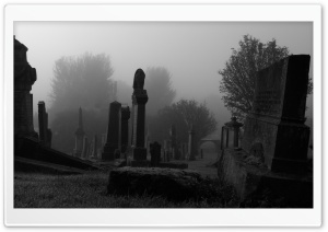 Spooky Cemetery Ultra HD Wallpaper for 4K UHD Widescreen desktop, tablet & smartphone