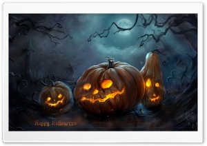 Spooky Halloween Ultra HD Wallpaper for 4K UHD Widescreen desktop, tablet & smartphone