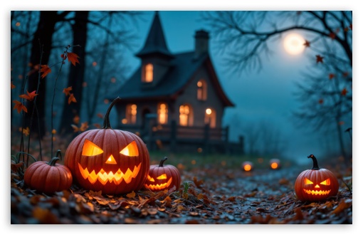 Spooky Halloween Night UltraHD Wallpaper for UHD 16:9 ; HD 16:9 ; UltraWide 21:9 24:10 32:9 32:10 ; Widescreen 16:10 5:3 ; Fullscreen 4:3 5:4 3:2 ; Tablet 1:1 ; Mobile 9:16 9:19.5 9:20 9:21 9:22 10:16 2:3 3:5 3:4 ; Dual 16:10 5:3 16:9 4:3 5:4 3:2 ;