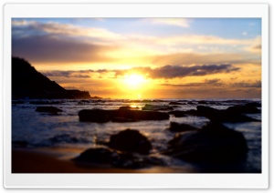Spoon Bay Sunrise Ultra HD Wallpaper for 4K UHD Widescreen desktop, tablet & smartphone