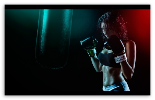 boxing, girl, black background Wallpaper, HD Sports 4K Wallpapers, Images  and Background - Wallpapers Den