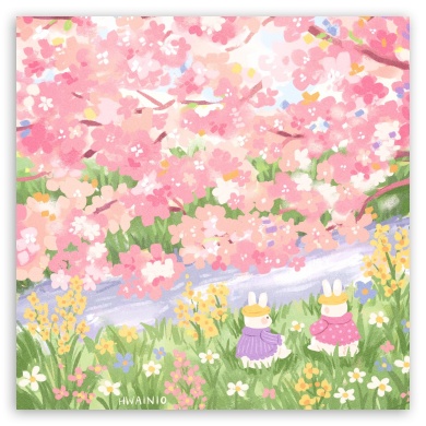 Spring Colors illustration UltraHD Wallpaper for Tablet 1:1 ; Mobile 9:16 2:3 3:5 3:4 ;