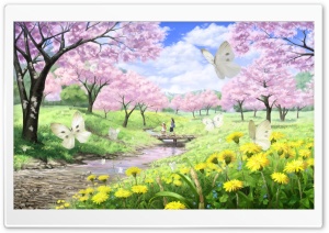 Spring Illustration Ultra HD Wallpaper for 4K UHD Widescreen desktop, tablet & smartphone