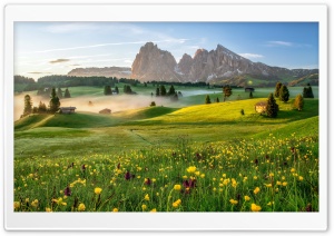 Spring Mountain Landscape Ultra HD Wallpaper for 4K UHD Widescreen desktop, tablet & smartphone