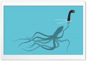 Squid Loch Ness Monster Ultra HD Wallpaper for 4K UHD Widescreen desktop, tablet & smartphone