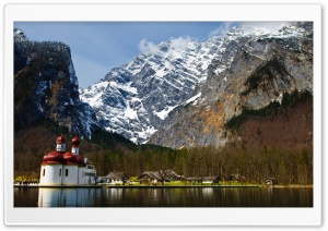 St. Bartholomew's Church, Berchtesgaden, Germany Ultra HD Wallpaper for 4K UHD Widescreen desktop, tablet & smartphone