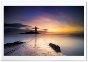 St Mary s Lighthouse, Whitley Bay, United Kingdom Ultra HD Wallpaper for 4K UHD Widescreen desktop, tablet & smartphone