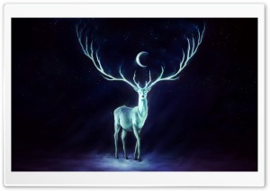Stag Painting Ultra HD Wallpaper for 4K UHD Widescreen desktop, tablet & smartphone